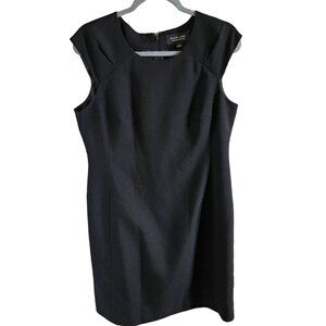 Black Cap Sleeve Dress